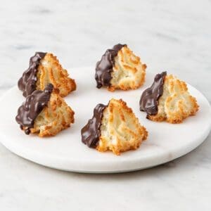Cocunut Macaroon Dipped in Chocolate