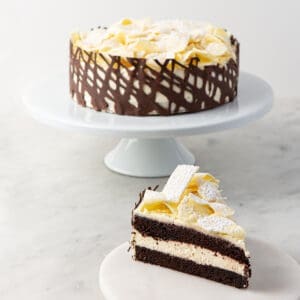 My most favorite White Chocolate Mousse Cake