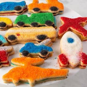 My Most Favorite Food Plains Trains Automobile Sugar Cookie Assortment