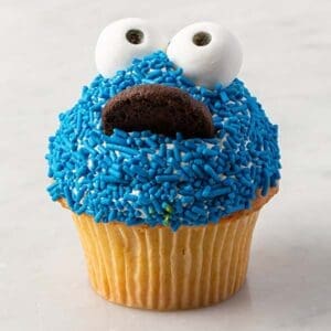 Cookie Monster Cupcake