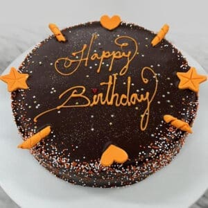 Ribbon Birthday Cake